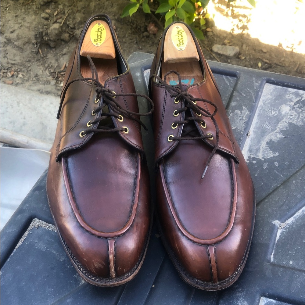 FootJoy leather golf shoes leather soles 12/d used conditions